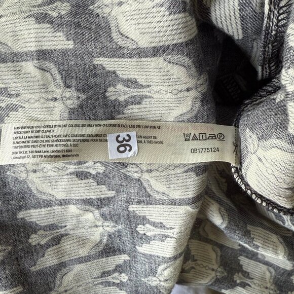 Anthropologie Ruffle-Sleeve  Mini Dress x McKenzie Parrott in Size Small - Picture 6 of 8